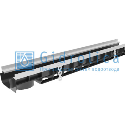 Лоток водоотводный Gidrolica Super ЛВ -10.14,5.10 - пластиковый, кл. Е600