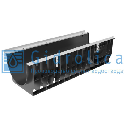 Лоток водоотводный Gidrolica Super ЛВ-30.38.29,6 - пластиковый, кл. Е600