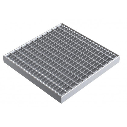 Прессованный решетчатый настил Р 33х11/30х2 Zn 800 х1000 мм