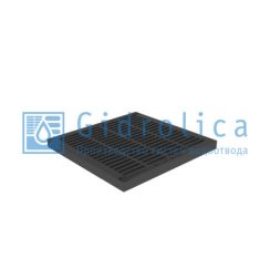 Решетка водоприемная Gidrolica Point РВ-28,5.28,5 - пластиковая, кл. А15