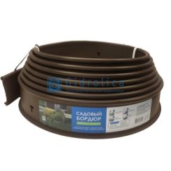 Бордюр Gidrolica Country Б-1000.2.10 - пластиковый коричневый L10000