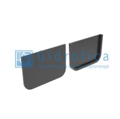 Торцевая заглушка для лотка водоотводного Gidrolica Light, пластиковая