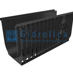 Лоток водоотводный Gidrolica Pro ЛВ-30.38.48 - пластиковый